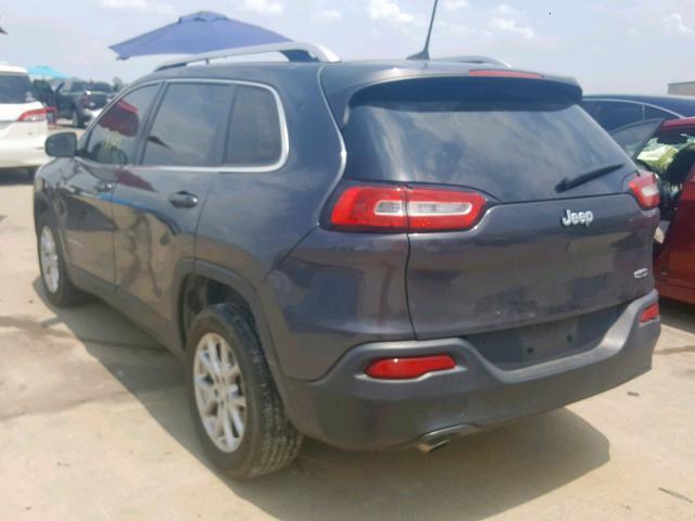 1C4PJLCB0GW106840 - 2016 JEEP CHEROKEE L GRAY photo 3