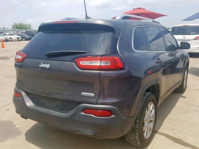 1C4PJLCB0GW106840 - 2016 JEEP CHEROKEE L GRAY photo 4