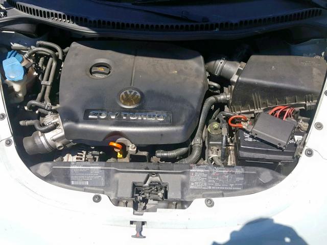 3VWCD31Y74M349972 - 2004 VOLKSWAGEN NEW BEETLE BLUE photo 7