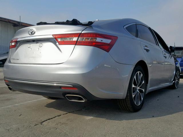 4T1BK1EB8HU249410 - 2017 TOYOTA AVALON XLE SILVER photo 4