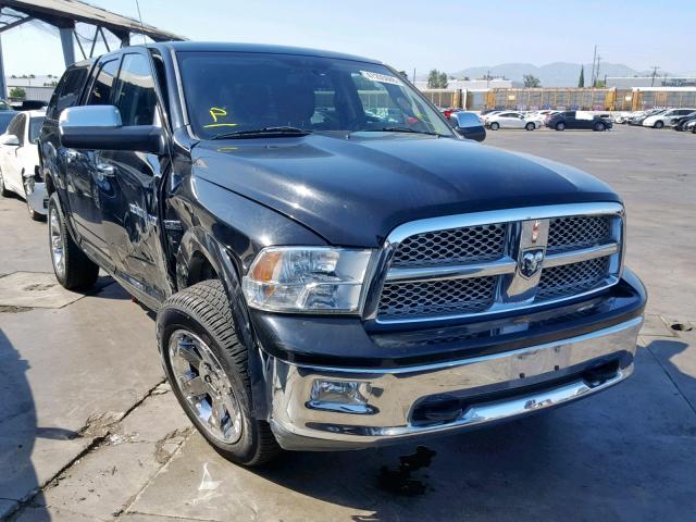 1C6RD6NT7CS301432 - 2012 DODGE RAM 1500 L BLACK photo 1