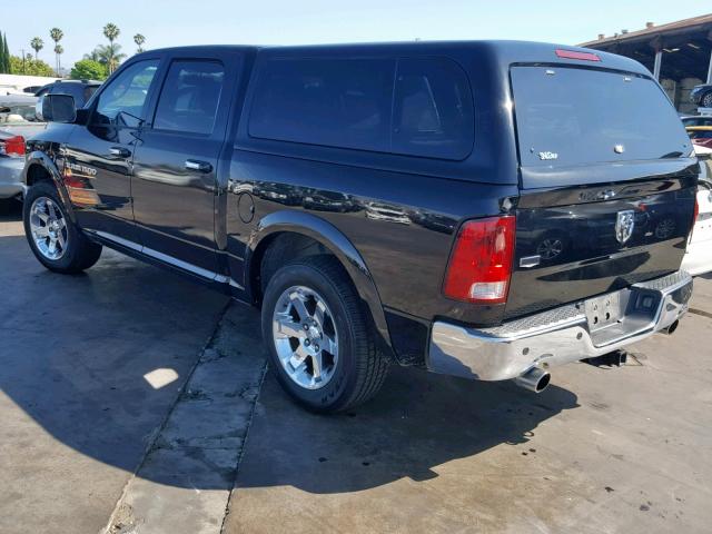 1C6RD6NT7CS301432 - 2012 DODGE RAM 1500 L BLACK photo 3