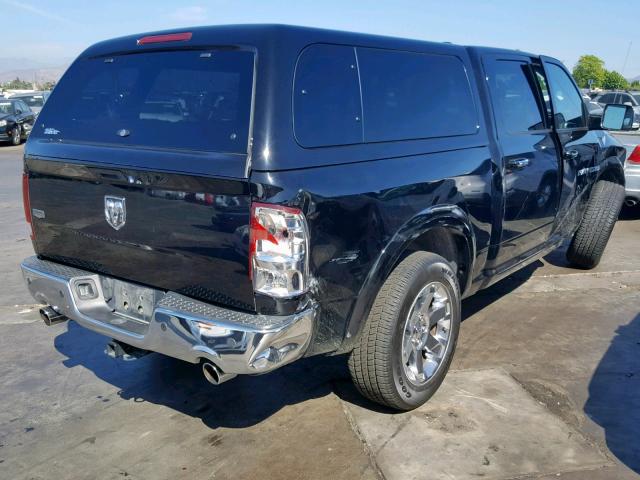 1C6RD6NT7CS301432 - 2012 DODGE RAM 1500 L BLACK photo 4