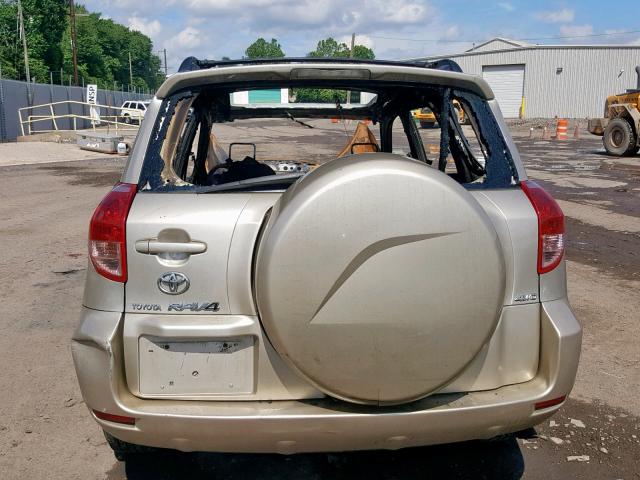 JTMBD31V766003539 - 2006 TOYOTA RAV4 LIMIT GOLD photo 10