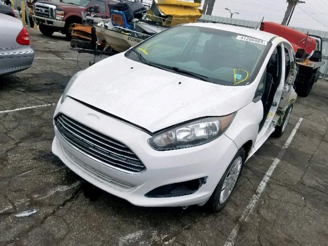 3FADP4AJ8FM123908 - 2015 FORD FIESTA S WHITE photo 2