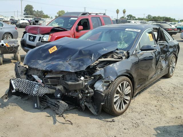 3LN6L5F90HR636591 - 2017 LINCOLN MKZ RESERV BLACK photo 2