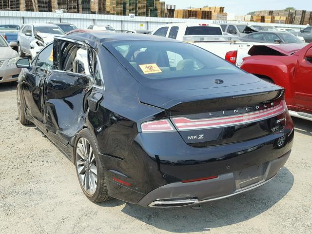 3LN6L5F90HR636591 - 2017 LINCOLN MKZ RESERV BLACK photo 3