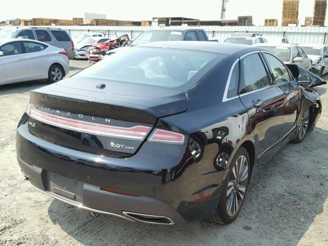 3LN6L5F90HR636591 - 2017 LINCOLN MKZ RESERV BLACK photo 4