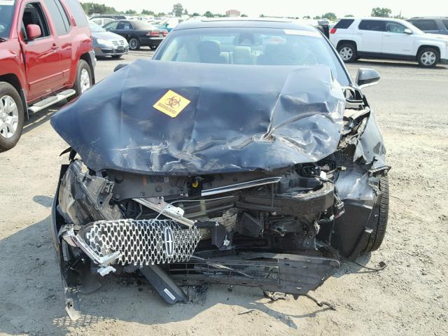 3LN6L5F90HR636591 - 2017 LINCOLN MKZ RESERV BLACK photo 9