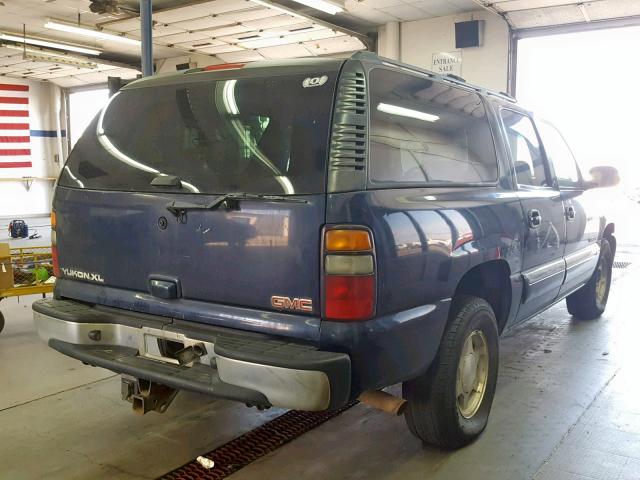 1GKFK16Z86J176009 - 2006 GMC YUKON XL K BLUE photo 4