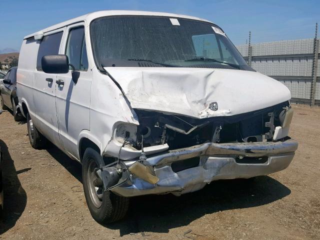 2B7KB31Z6RK171848 - 1994 DODGE RAM VAN B3 WHITE photo 1