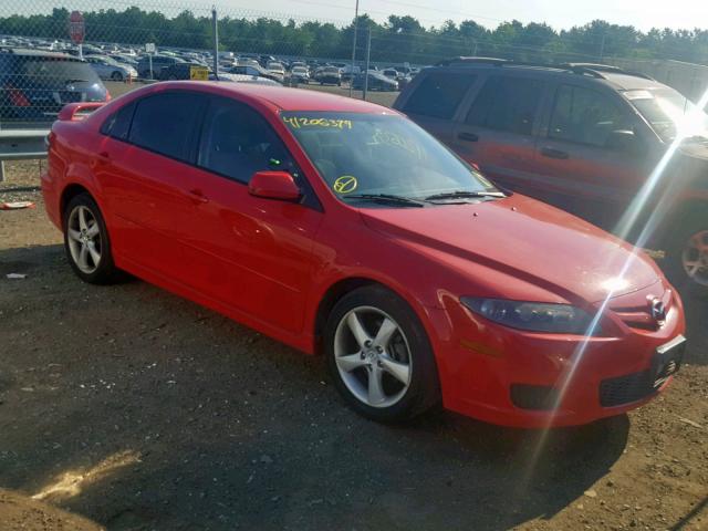 1YVHP84C175M02196 - 2007 MAZDA 6 I RED photo 1