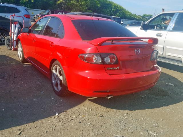 1YVHP84C175M02196 - 2007 MAZDA 6 I RED photo 3