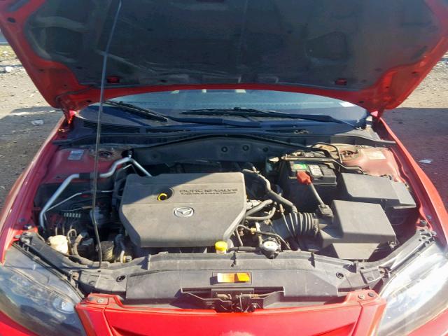 1YVHP84C175M02196 - 2007 MAZDA 6 I RED photo 7