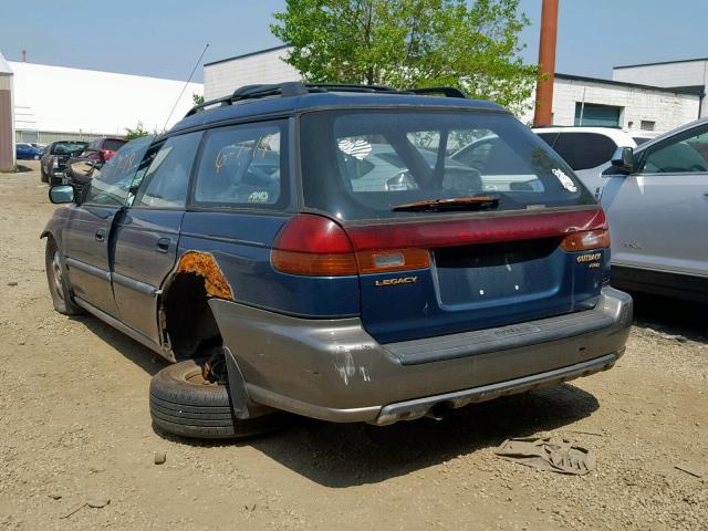 4S3BG6857T7372955 - 1996 SUBARU LEGACY OUT GREEN photo 3