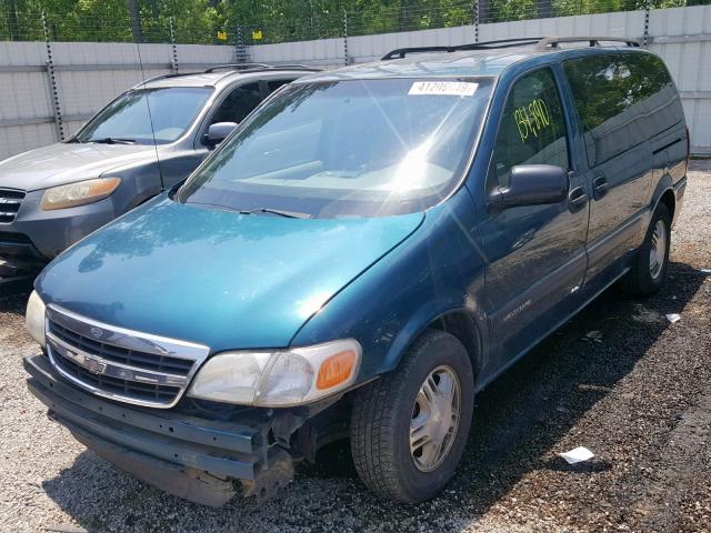 1GNDX13E13D146471 - 2003 CHEVROLET VENTURE LU BLUE photo 2