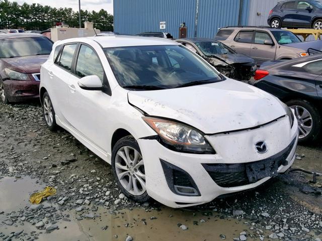 JM1BL1H62A1228429 - 2010 MAZDA 3 S WHITE photo 1