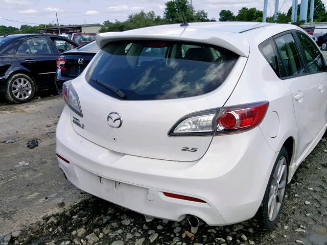 JM1BL1H62A1228429 - 2010 MAZDA 3 S WHITE photo 10