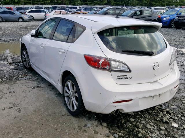 JM1BL1H62A1228429 - 2010 MAZDA 3 S WHITE photo 3