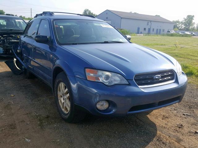 4S4BP61C076333074 - 2007 SUBARU LEGACY OUT BLUE photo 1