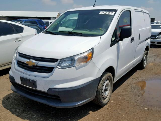 3N63M0ZN8FK720659 - 2015 CHEVROLET CITY EXPRE WHITE photo 2