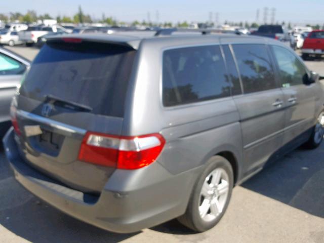 5FNRL388X7B008600 - 2007 HONDA ODYSSEY TO GRAY photo 4