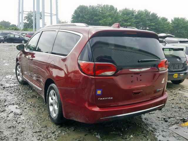 2C4RC1L78JR169316 - 2018 CHRYSLER PACIFICA H RED photo 3