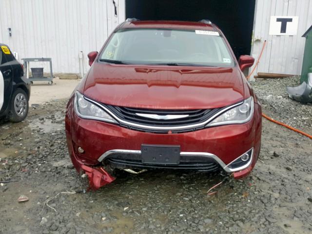 2C4RC1L78JR169316 - 2018 CHRYSLER PACIFICA H RED photo 9