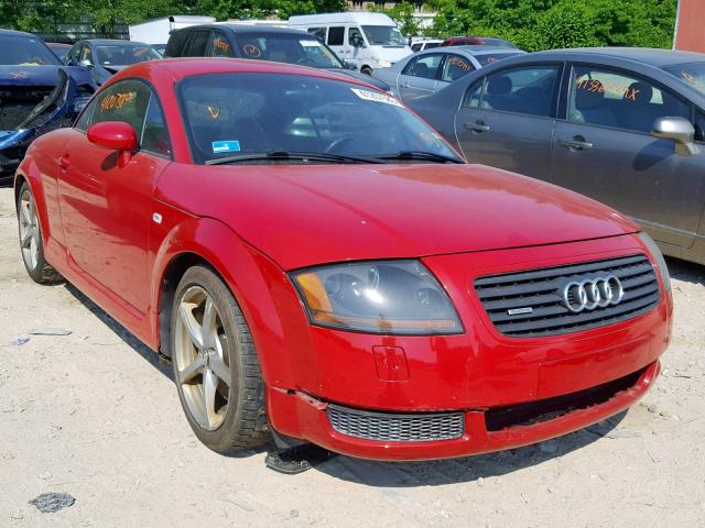 TRUWT28N221033288 - 2002 AUDI TT QUATTRO RED photo 1