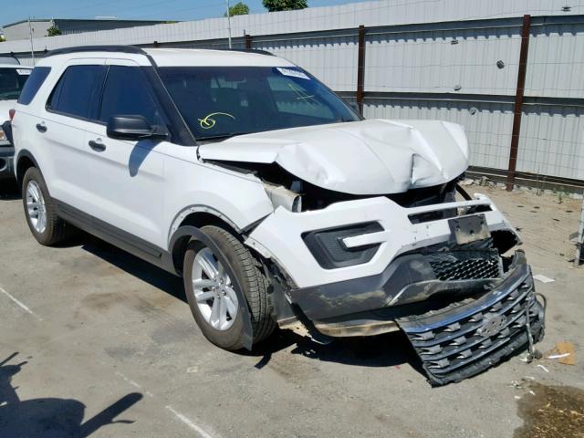 1FM5K7B83GGA44180 - 2016 FORD EXPLORER WHITE photo 1