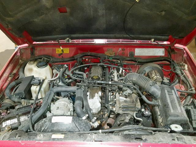 1J4FJ58S0NL178632 - 1992 JEEP CHEROKEE L RED photo 7