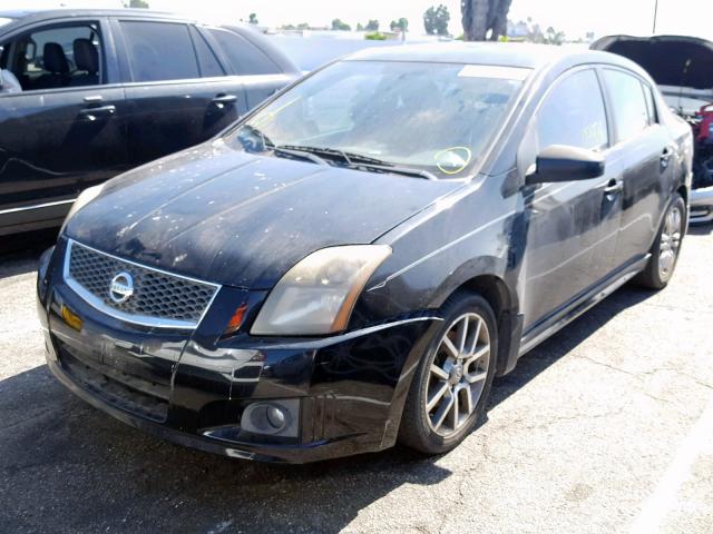 3N1BB61E97L719005 - 2007 NISSAN SENTRA SE- BLACK photo 2