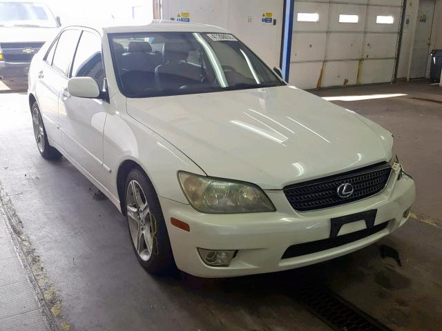 JTHBD192220060533 - 2002 LEXUS IS 300 WHITE photo 1