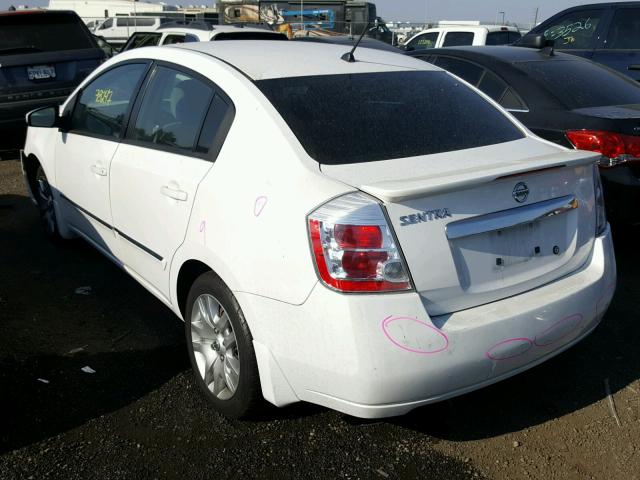 3N1AB6AP7BL658534 - 2011 NISSAN SENTRA 2.0 WHITE photo 3