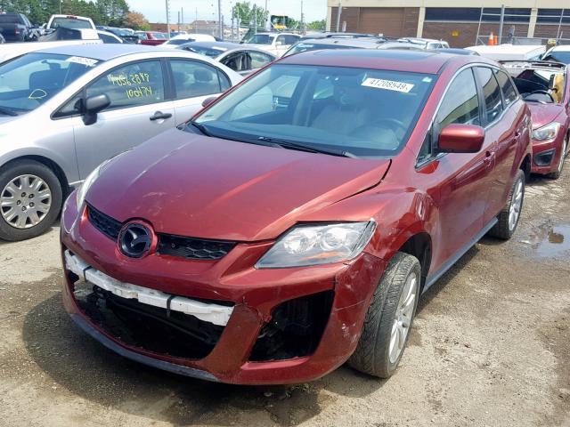 JM3ER2W59A0311543 - 2010 MAZDA CX-7 RED photo 2