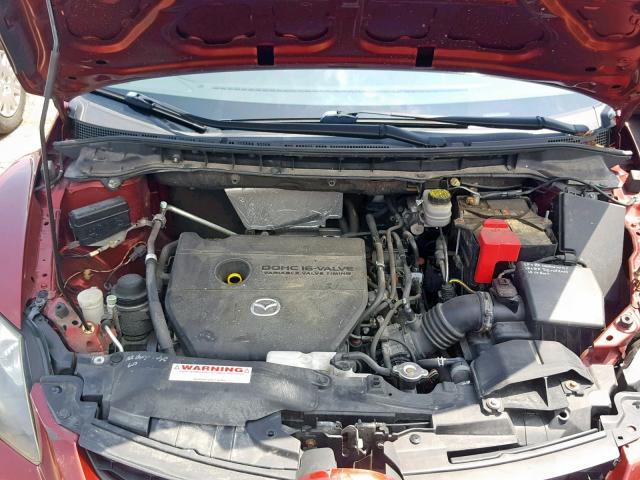 JM3ER2W59A0311543 - 2010 MAZDA CX-7 RED photo 7