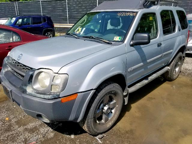 5N1ED28YX2C560430 - 2002 NISSAN XTERRA XE SILVER photo 2