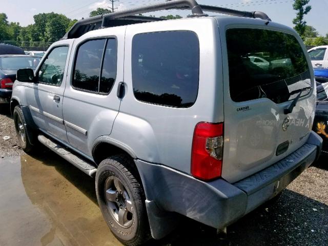 5N1ED28YX2C560430 - 2002 NISSAN XTERRA XE SILVER photo 3