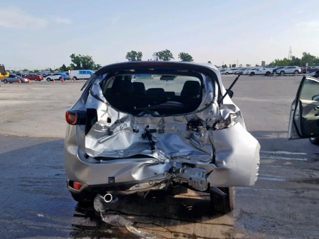 JM3KFABM2K0529263 - 2019 MAZDA CX-5 SPORT SILVER photo 9