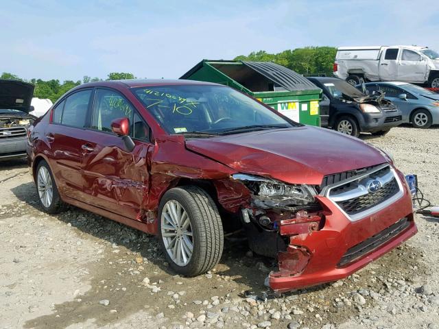 JF1GJAH66CH020551 - 2012 SUBARU IMPREZA LI RED photo 1