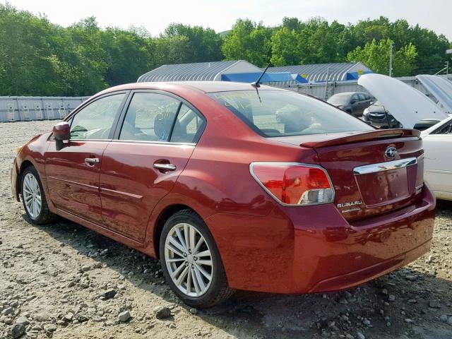 JF1GJAH66CH020551 - 2012 SUBARU IMPREZA LI RED photo 3