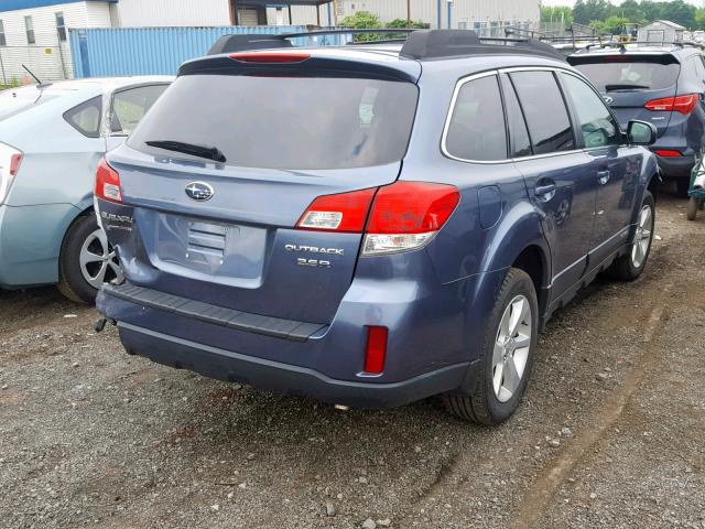 4S4BRDAC2D2287331 - 2013 SUBARU OUTBACK 3. BLUE photo 4