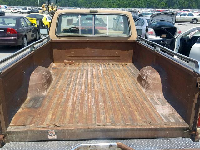 1FTCF10F0DNA31621 - 1983 FORD F100 BROWN photo 6