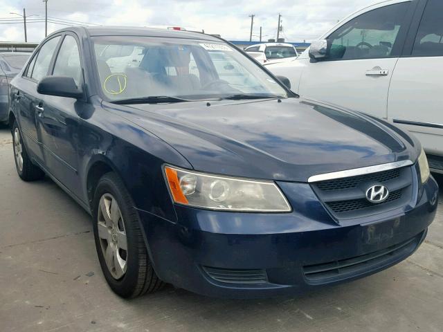 5NPET46C26H100876 - 2006 HYUNDAI SONATA GL BLUE photo 1