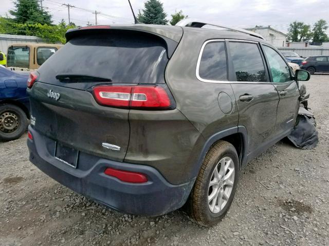 1C4PJMCB1EW266678 - 2014 JEEP CHEROKEE L GREEN photo 4