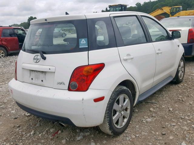 JTKKT624740065011 - 2004 TOYOTA SCION XA WHITE photo 4