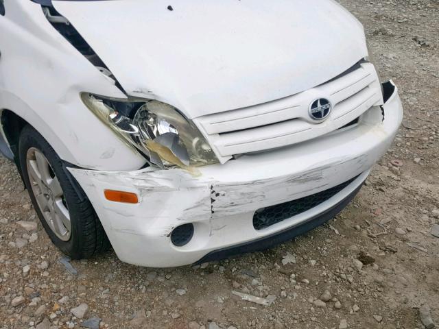 JTKKT624740065011 - 2004 TOYOTA SCION XA WHITE photo 9