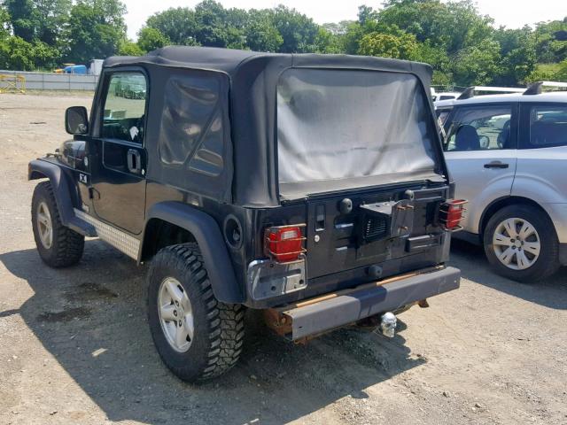 1J4FA39S86P753069 - 2006 JEEP WRANGLER X BLACK photo 3