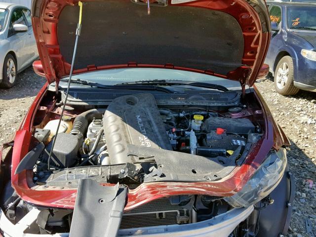 1C3CDFBB9FD299450 - 2015 DODGE DART SXT RED photo 7