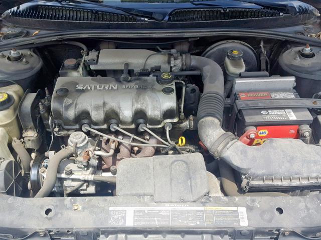 1G8ZH52802Z242473 - 2002 SATURN SL1 BLUE photo 7